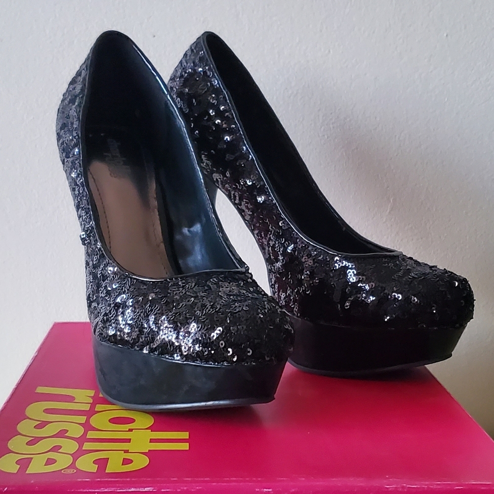 Black Charlotte Russe Platform Heels